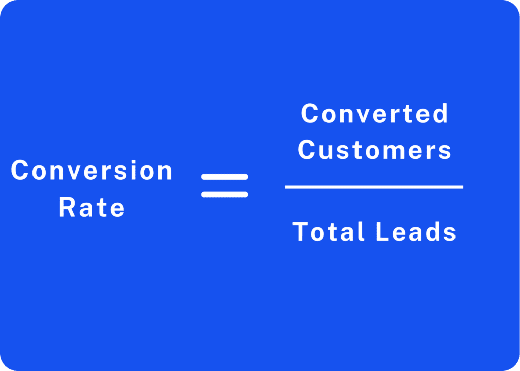 conversion rate formula