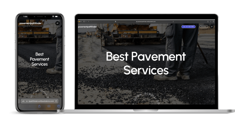 Pavement Web Design Services | WolfPack