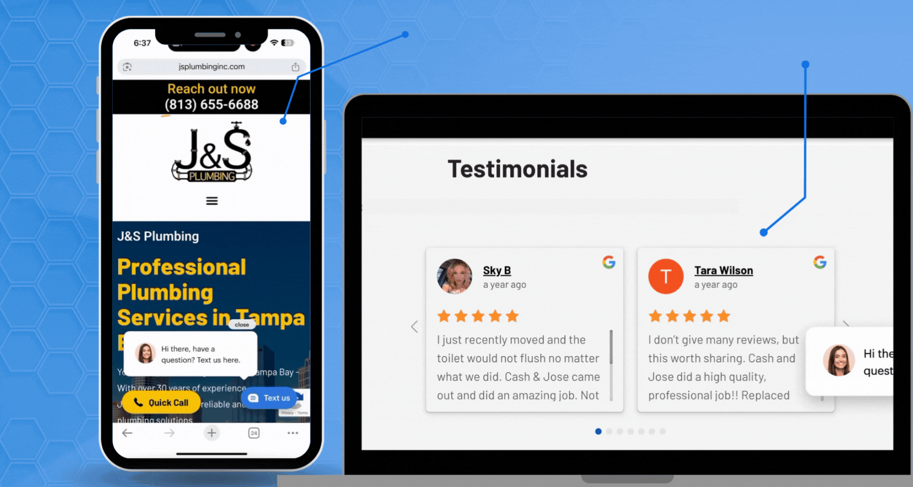 Plumbing website