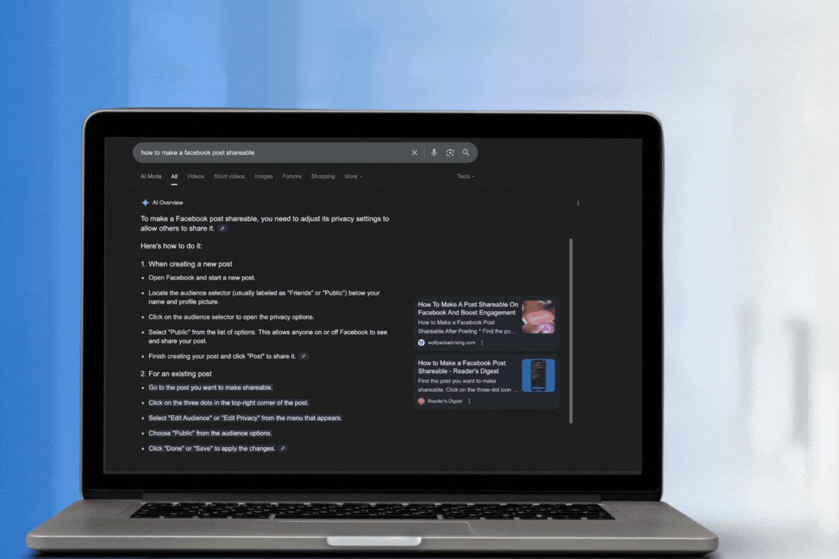 zero-click marketing ai overview example