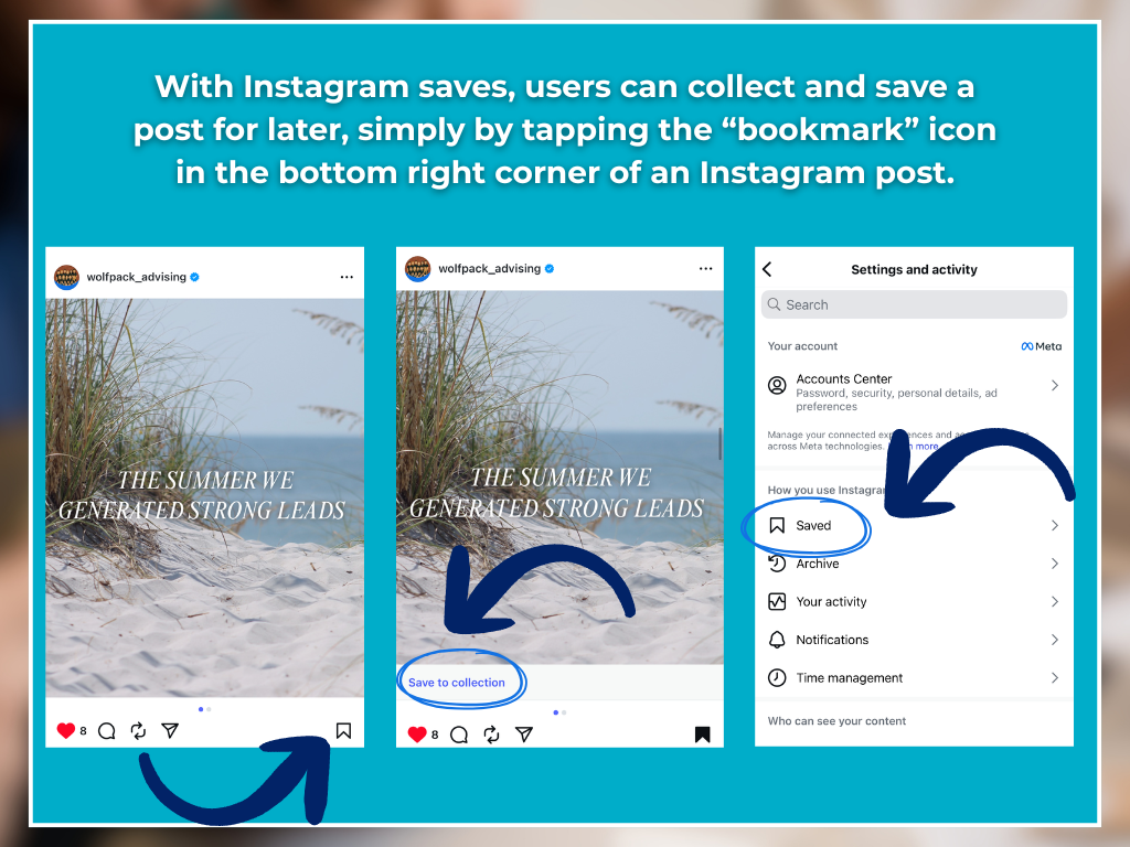 Instagram saves