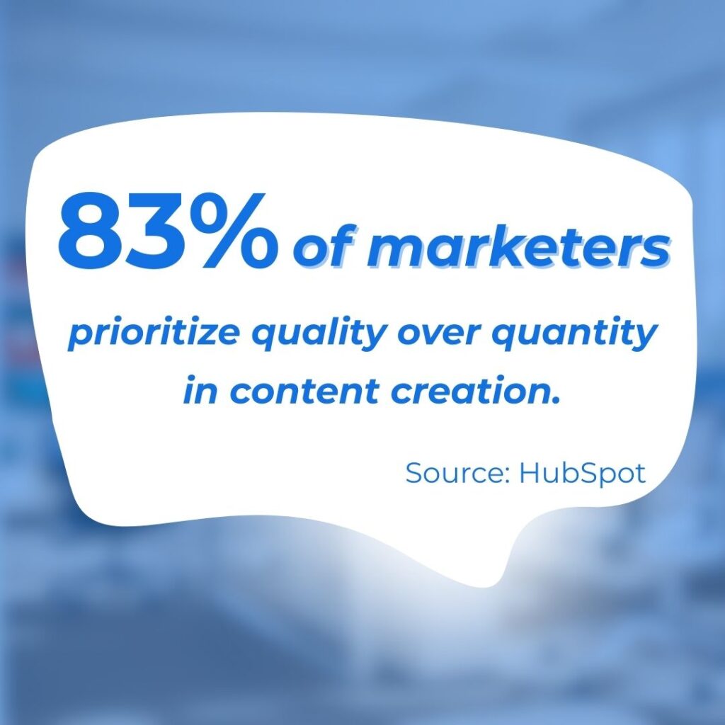 The concept of prioritizing quality website traffic over quantity to improve SEO performance trends.