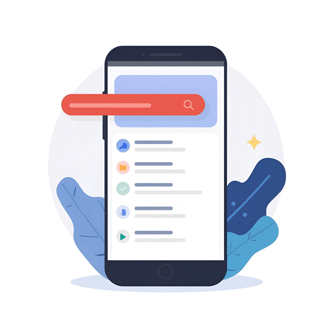 Search Engine on Phone