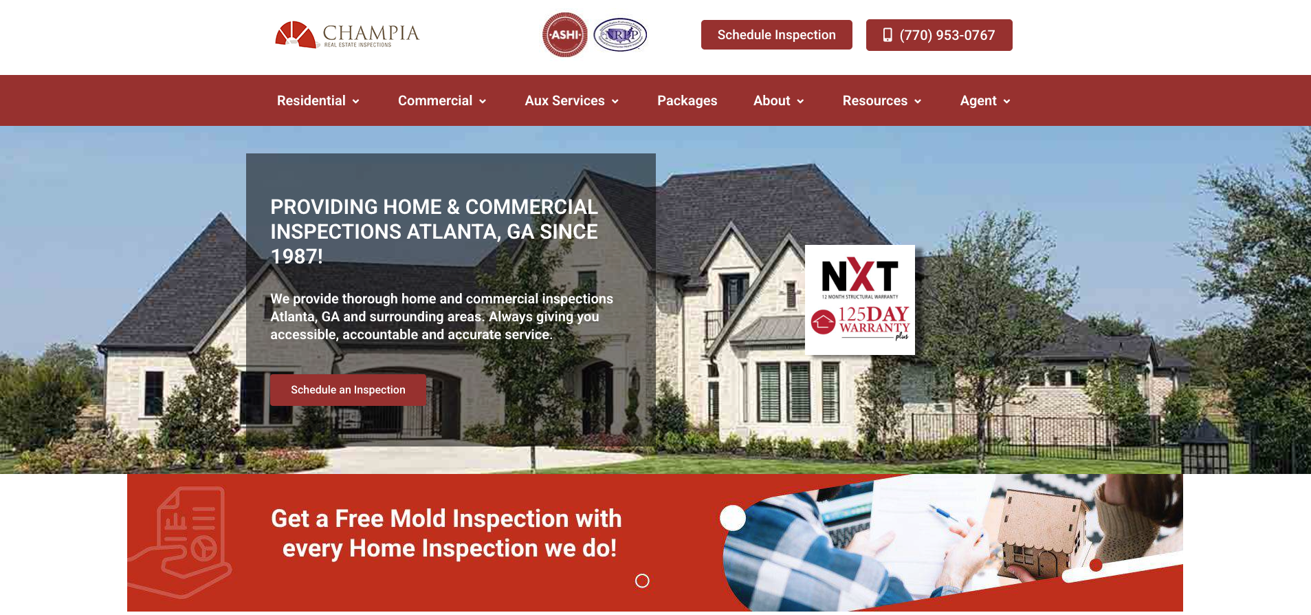 champia old homepage