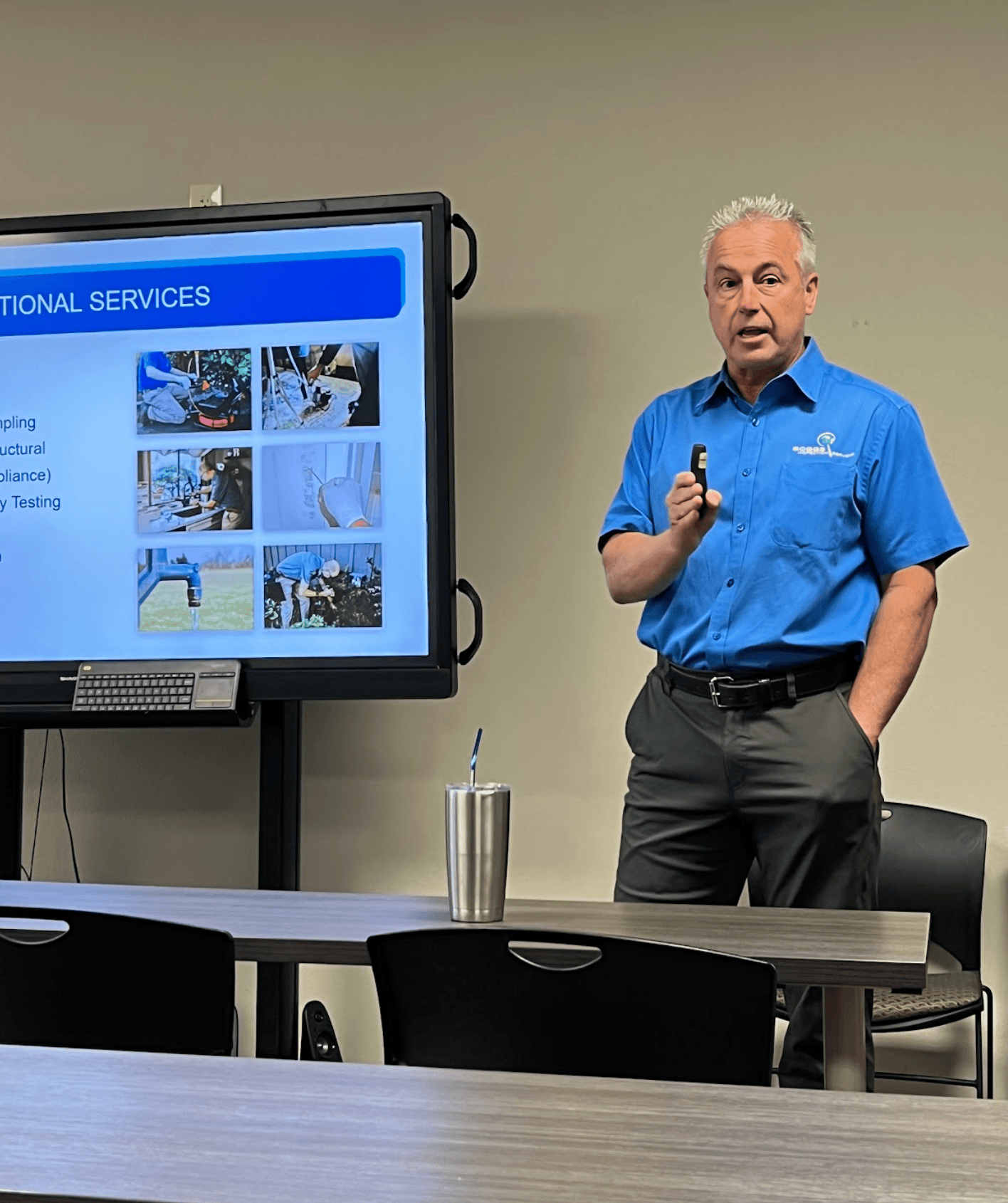 Boggs Inspection Services presenting at a seminar