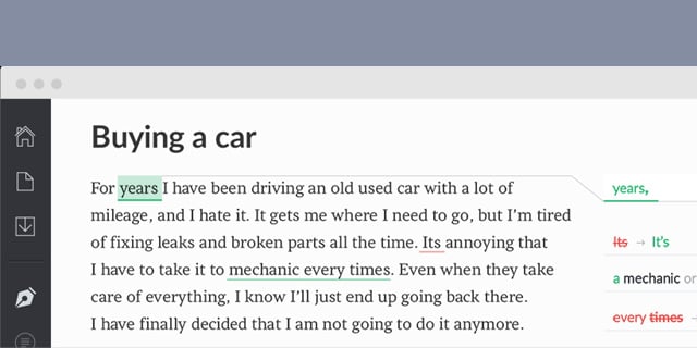 Grammarly as an AI for readability