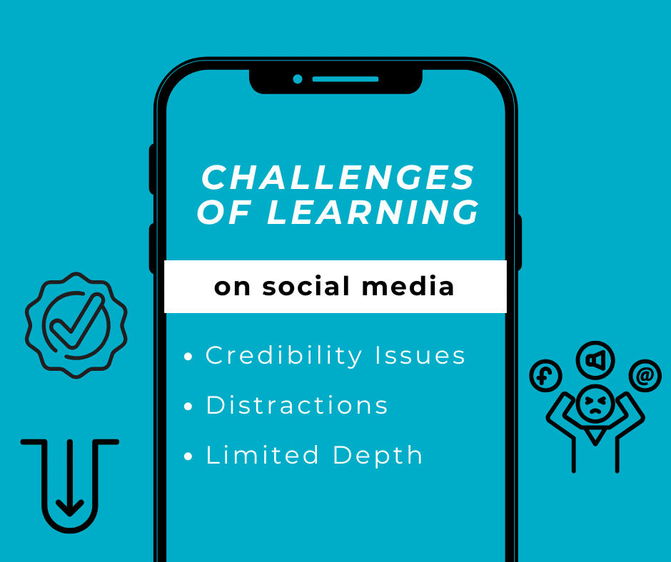 Challenges of Learning on Social Media