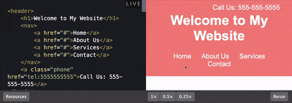 Adding HTML Telephone link to a website
