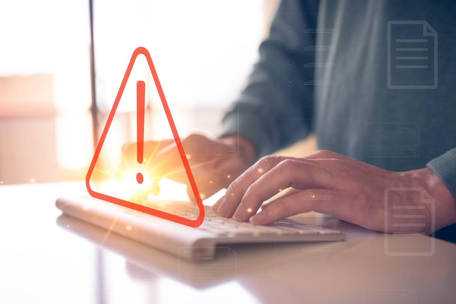 An image showing website error