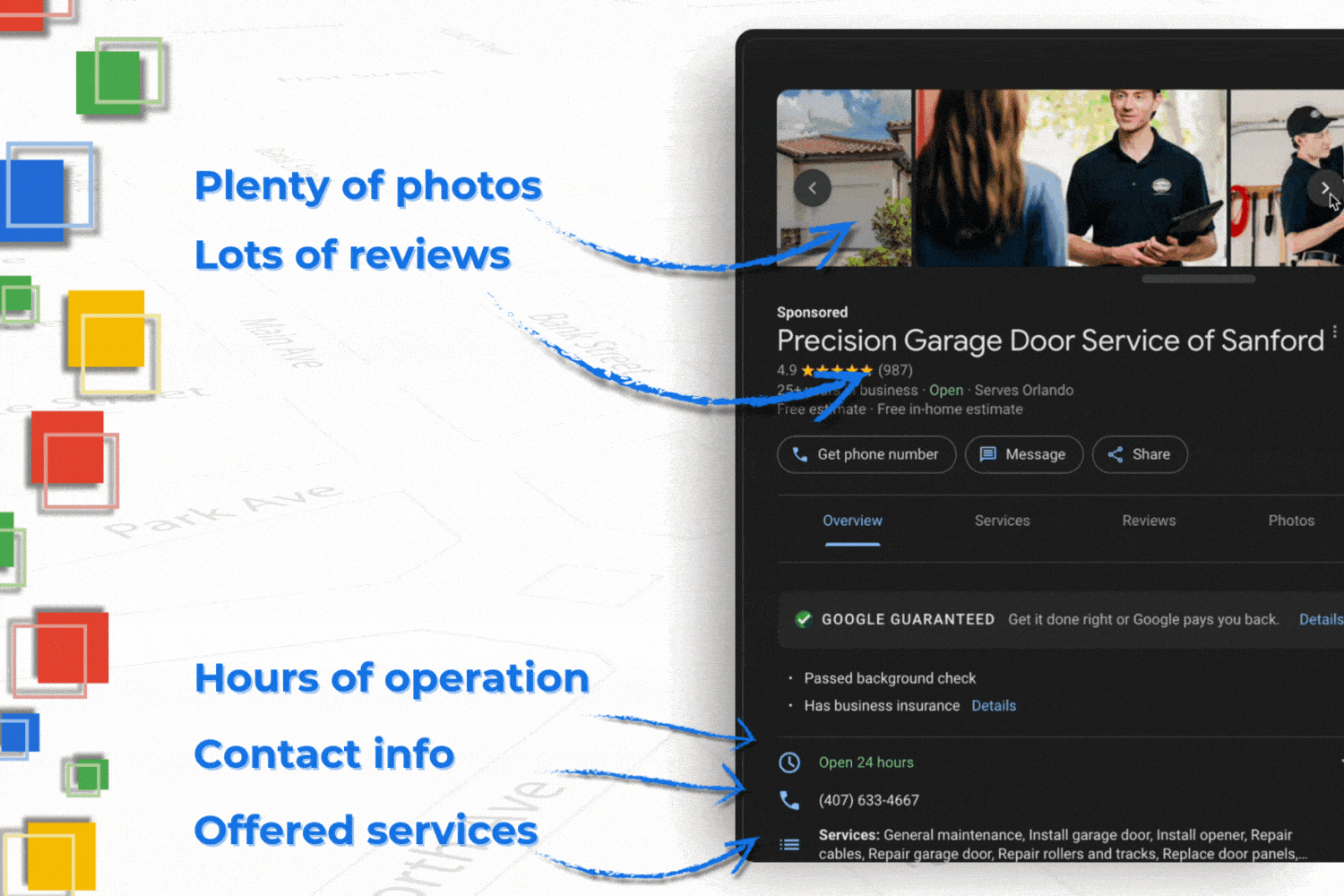 key features of a local business directory profile