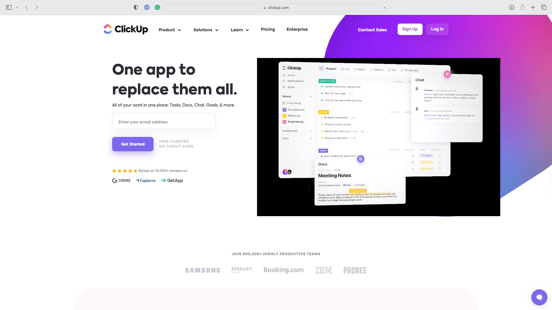 ClickUp Home & Landing Page for SEO ClickUp Home & Landing Page for SEO
