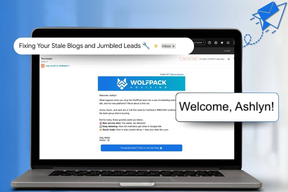 personalized and compelling email copy
