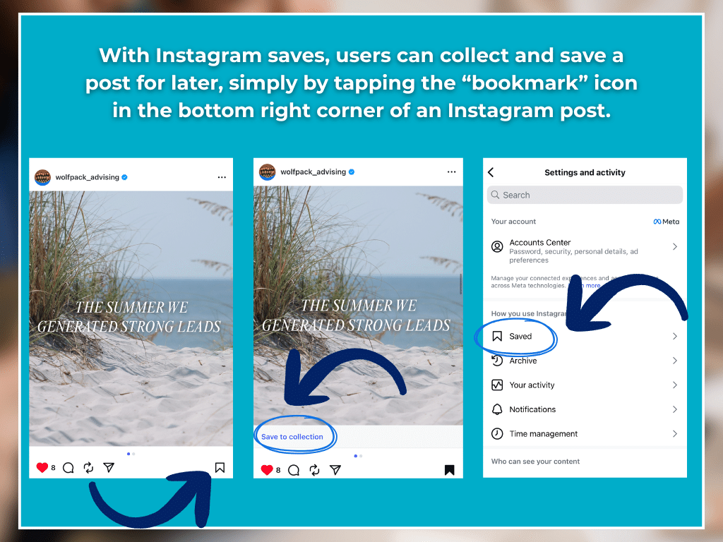 Instagram saves