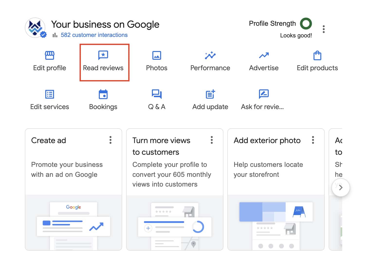 Managing Google Reviews in Google Search (Admin View)