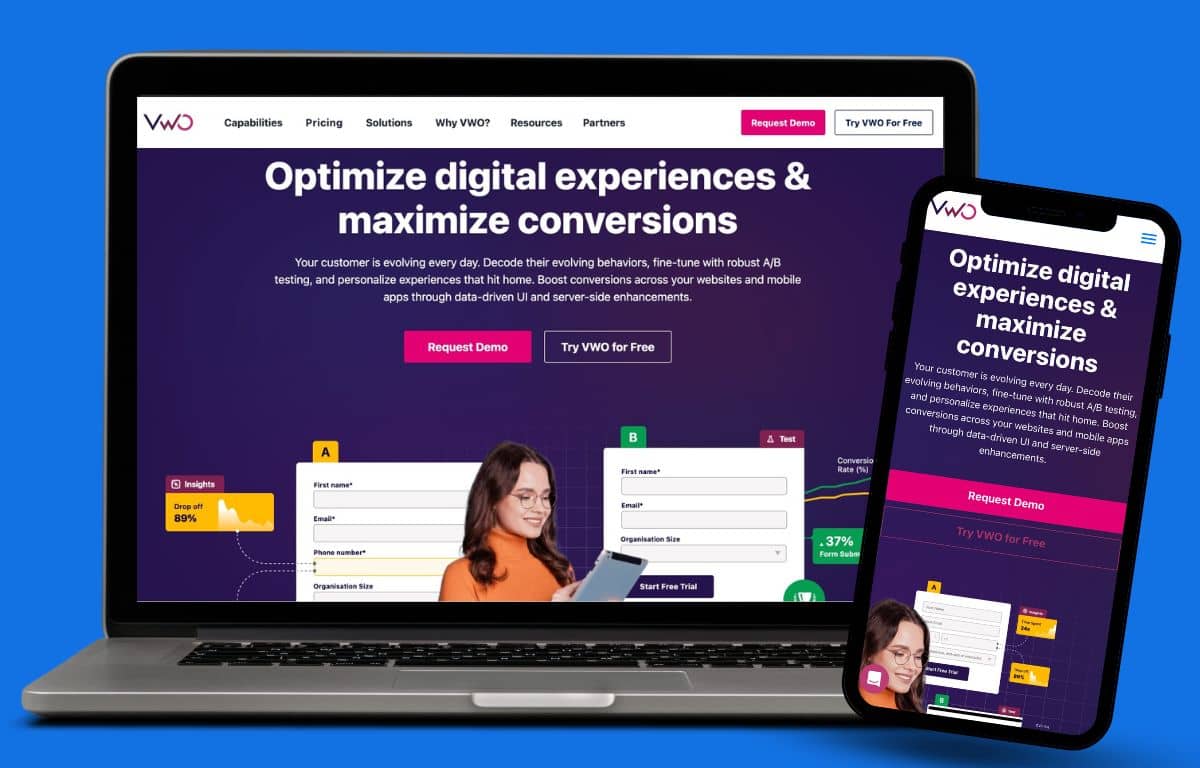 VWO is a tool for segment a/b testing