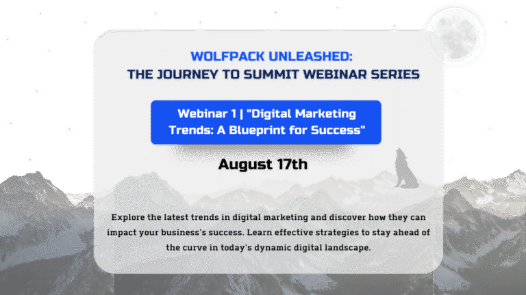 WolfPack Unleashed Webinar 1: Digital Marketing Trends