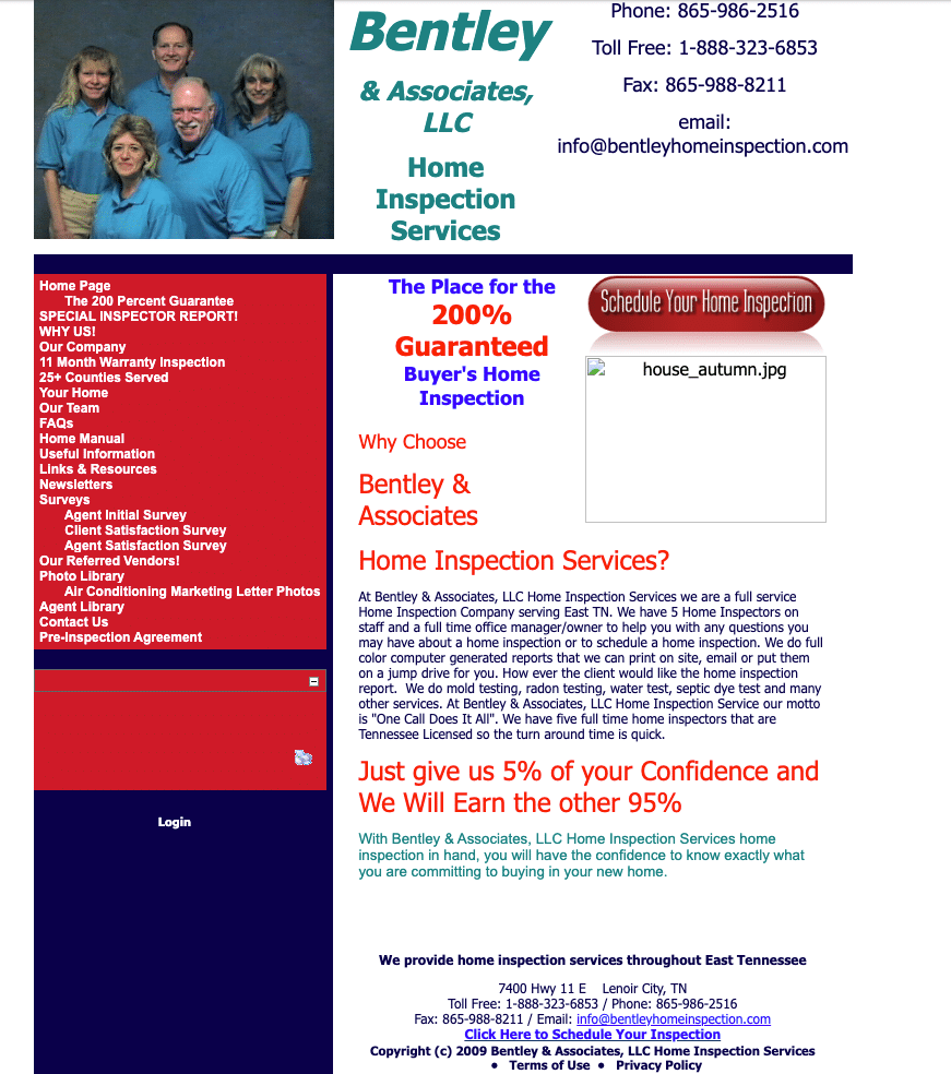 Bentley Home Inspection – The Results