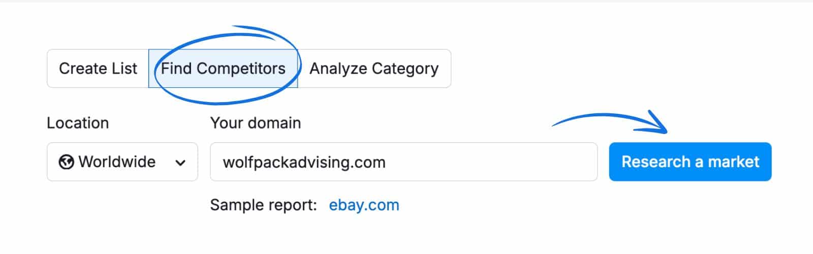 find competitor insights for your strategy by using tools like semrush keyword gap