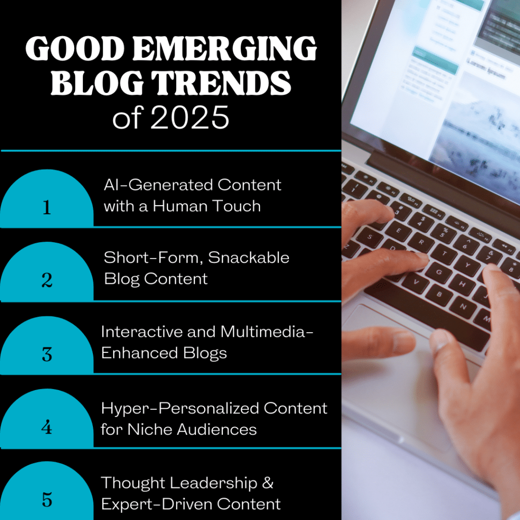 Good Emerging Blog Trends in 2025
