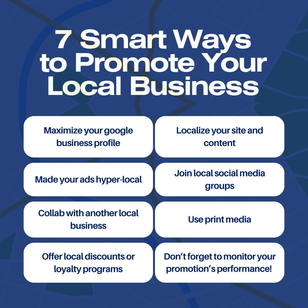 7 ways to promote locally that encourage business growth