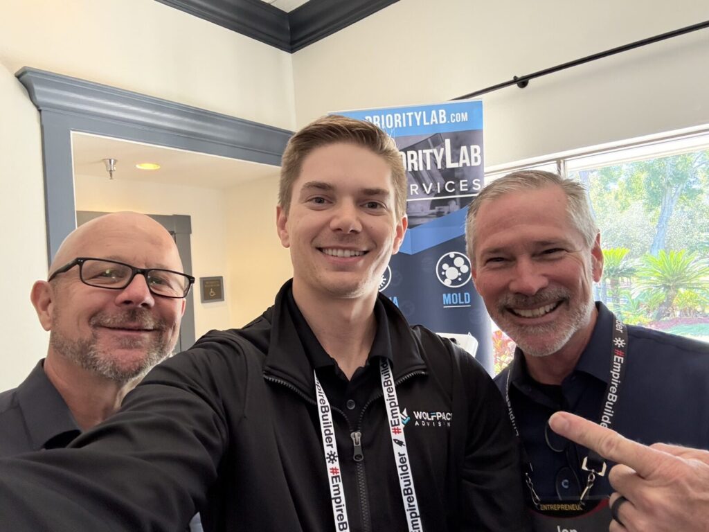 Aaron Shishilla with two Inspector Empire Builder attendees